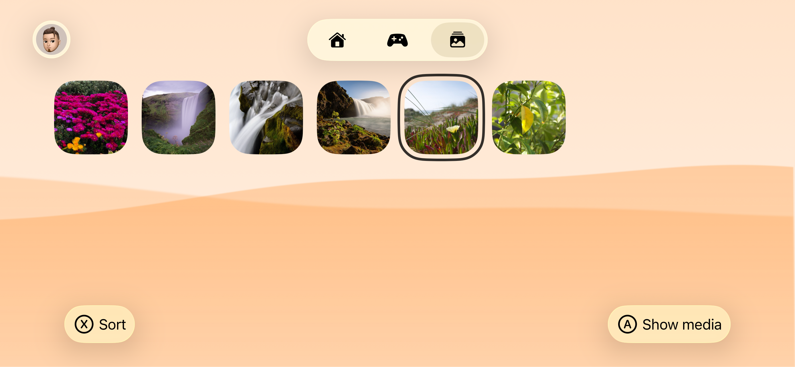 preview image for the photo library page